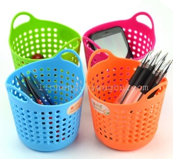 創意迷你桌面收納筐籃 時尚實用的日常好幫手